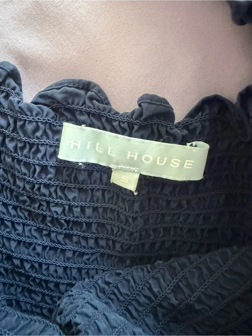 Hill House SMALL Jewel Jammie tank pants set in navy rhinestone